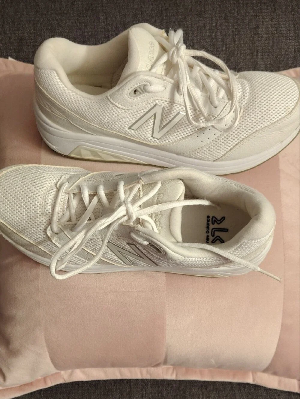 New Balance Women's White Athletic Sneakers